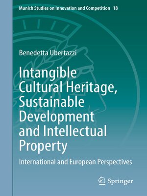 cover image of Intangible Cultural Heritage, Sustainable Development and Intellectual Property